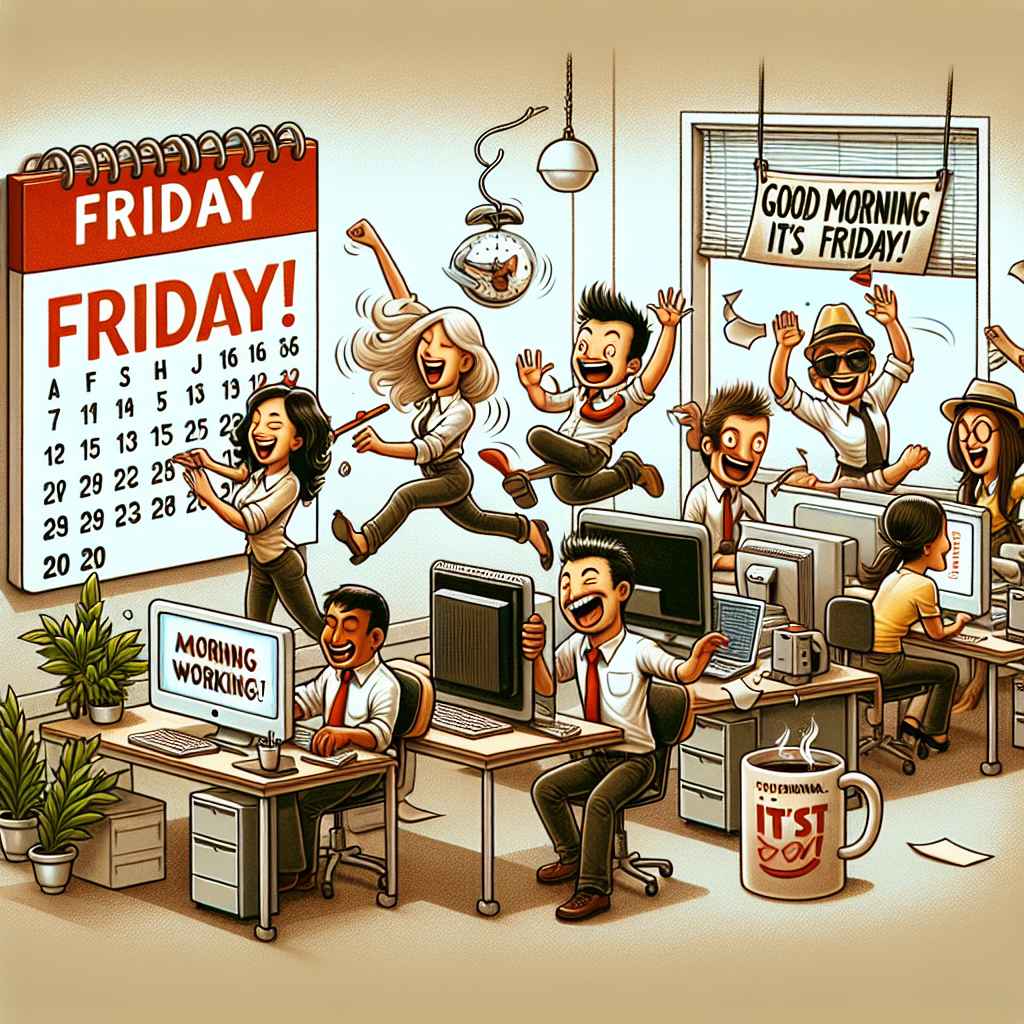 freitag letzter arbeitstag witzig guten morgen freitag lustig